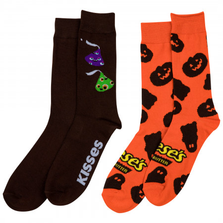 Hershey's Kisses and Reese's Cups Spooky 2-Pairs of Crew Socks